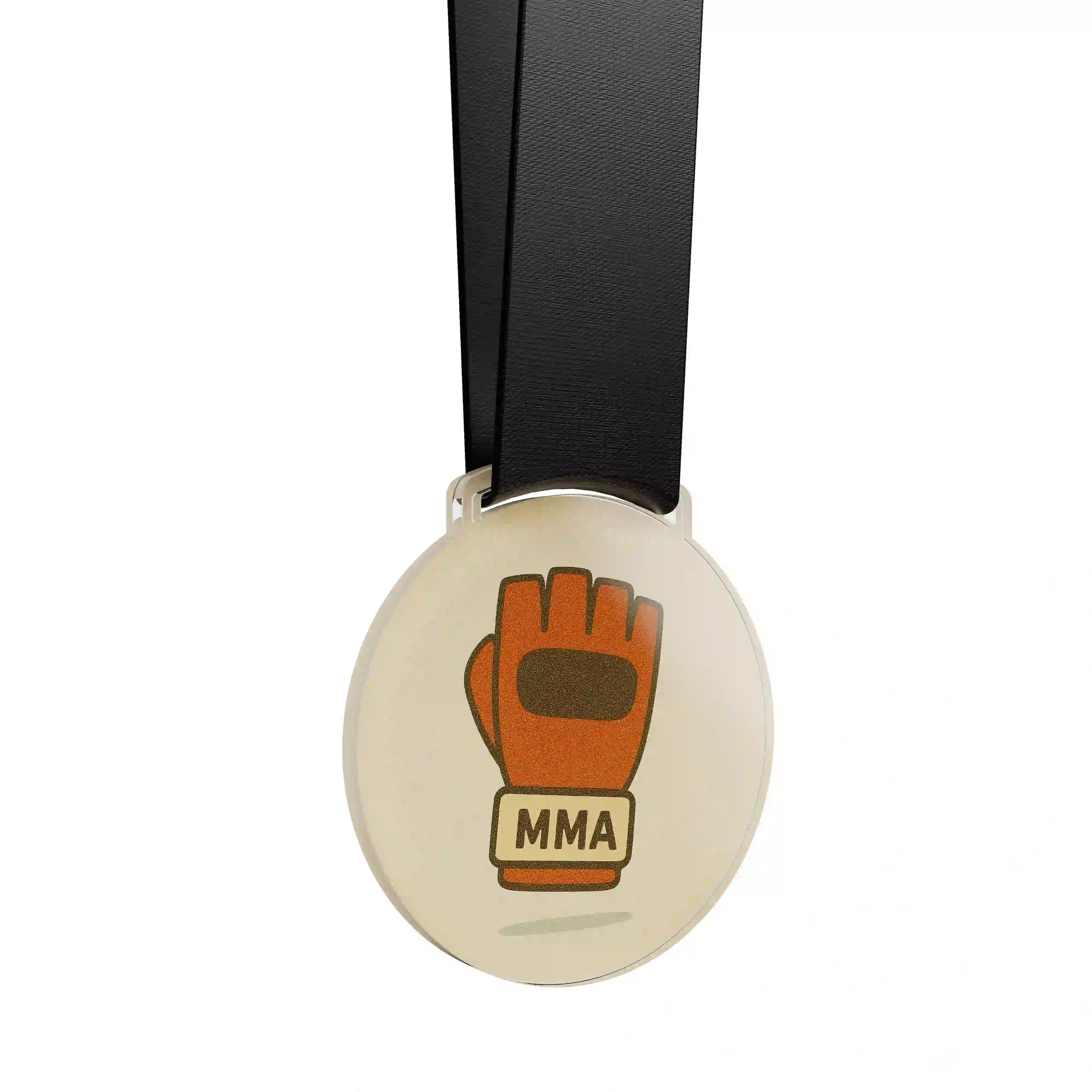 médaille acrylique représentant le MMA