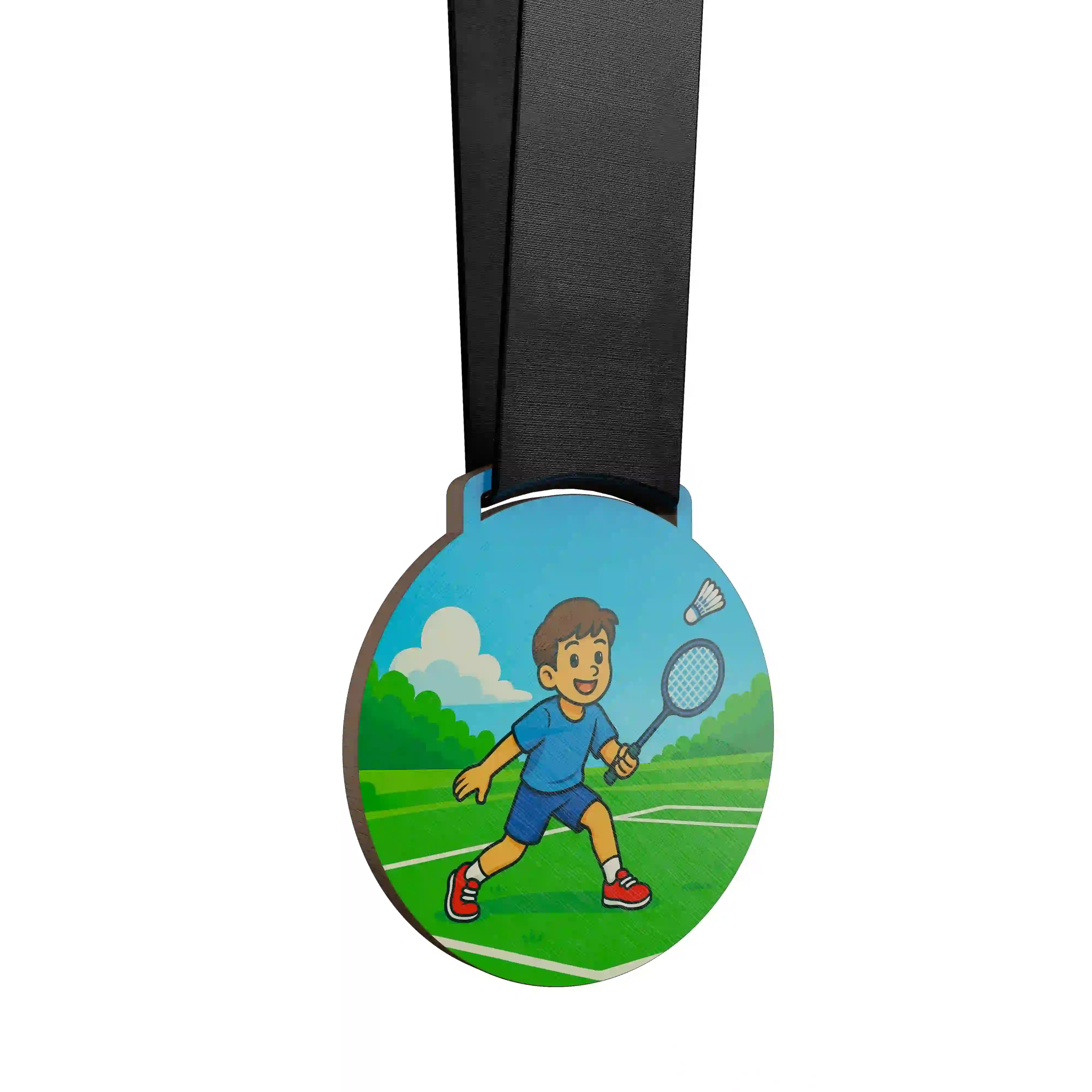 Médaille badminton garcon