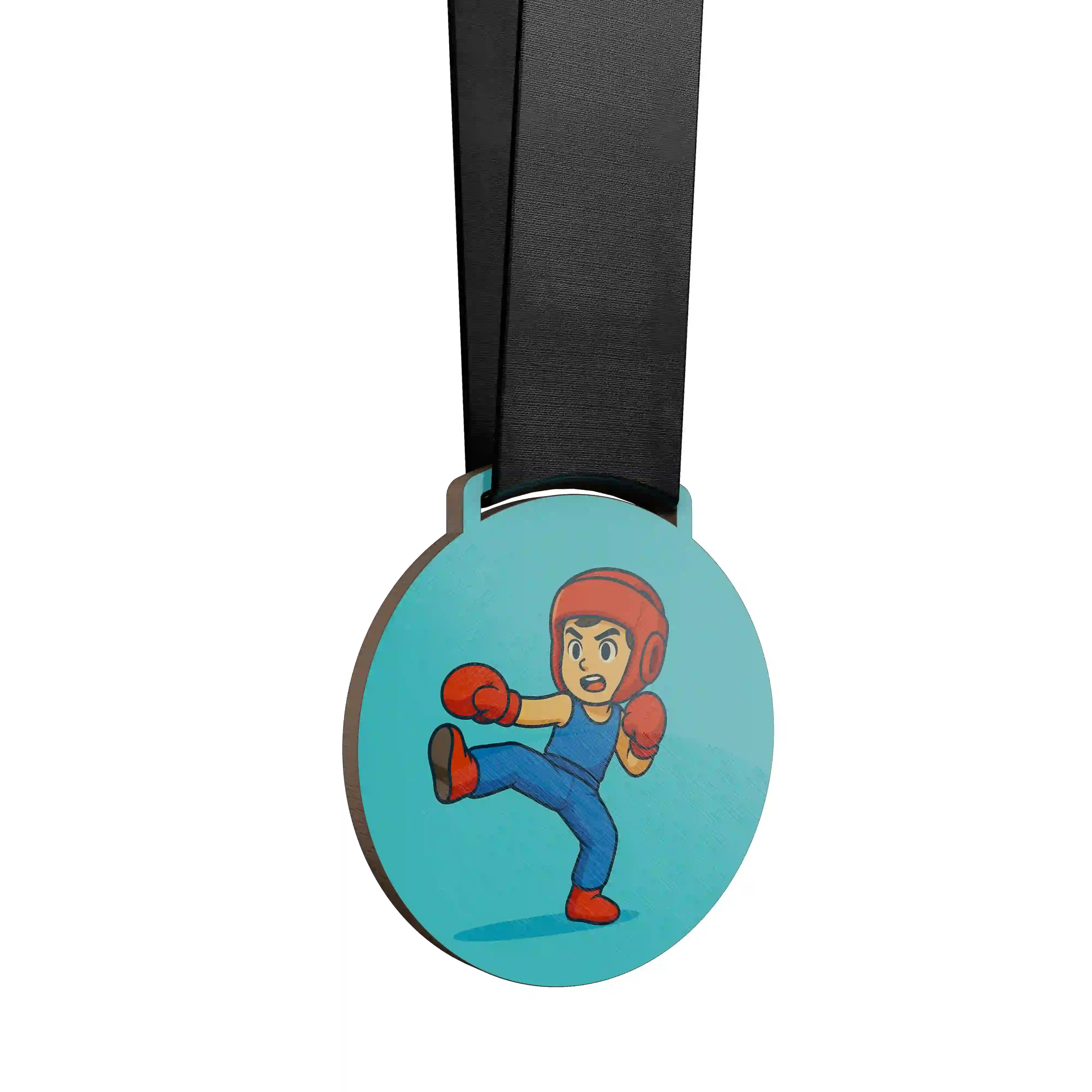 Jeune boxeur qui s'entraine