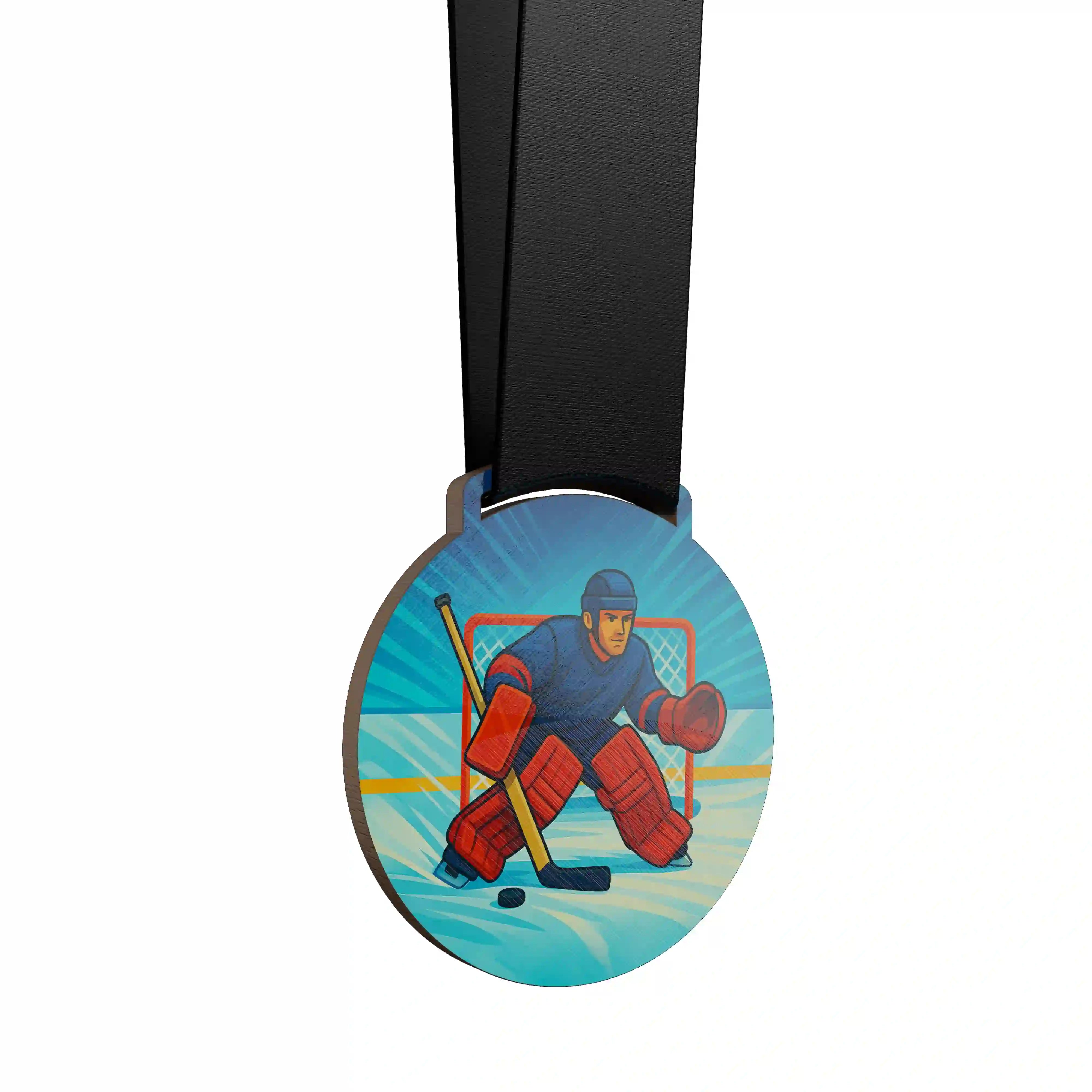 Gardien de but masculin en hockey sur glace.