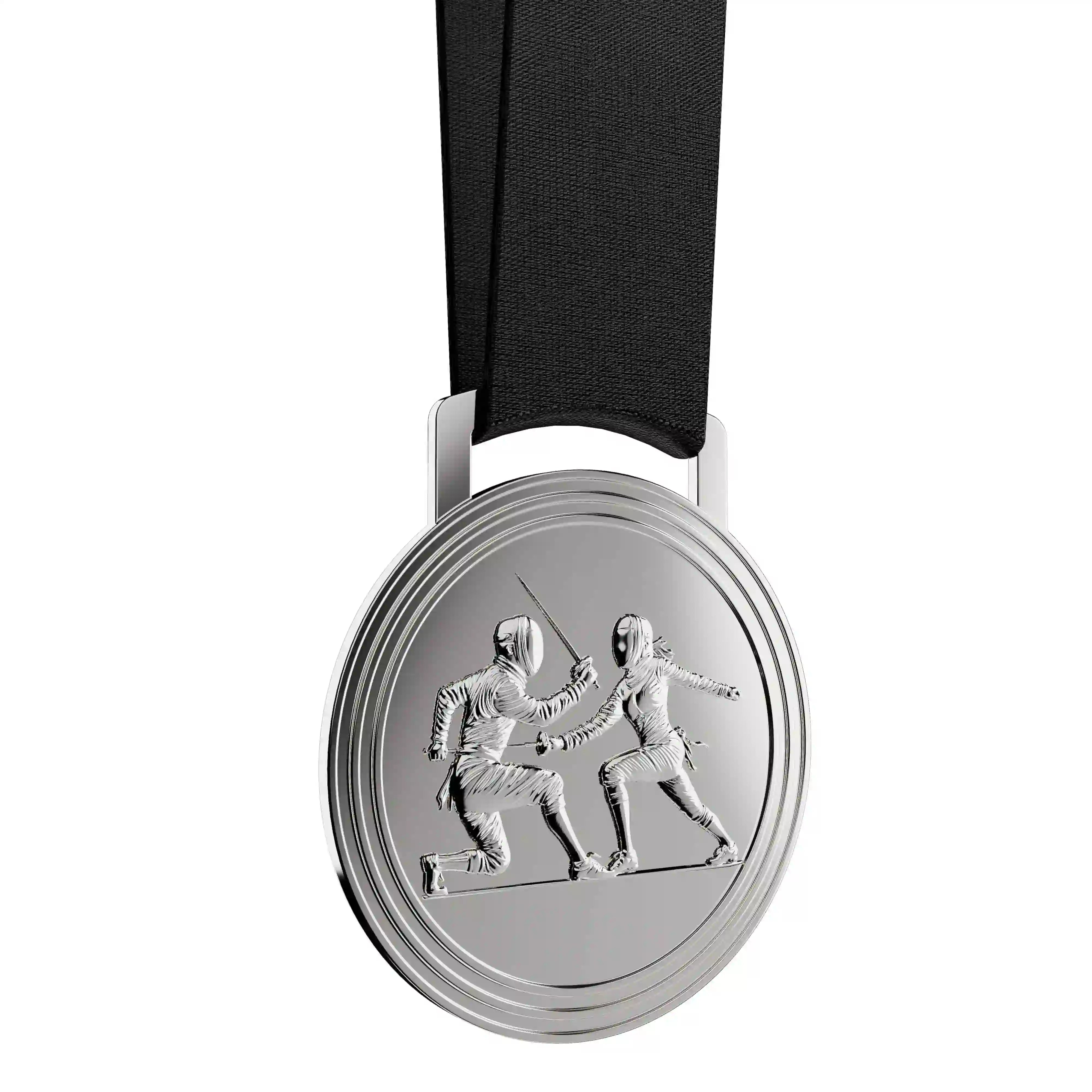 médaille argent de deux escrimeurs