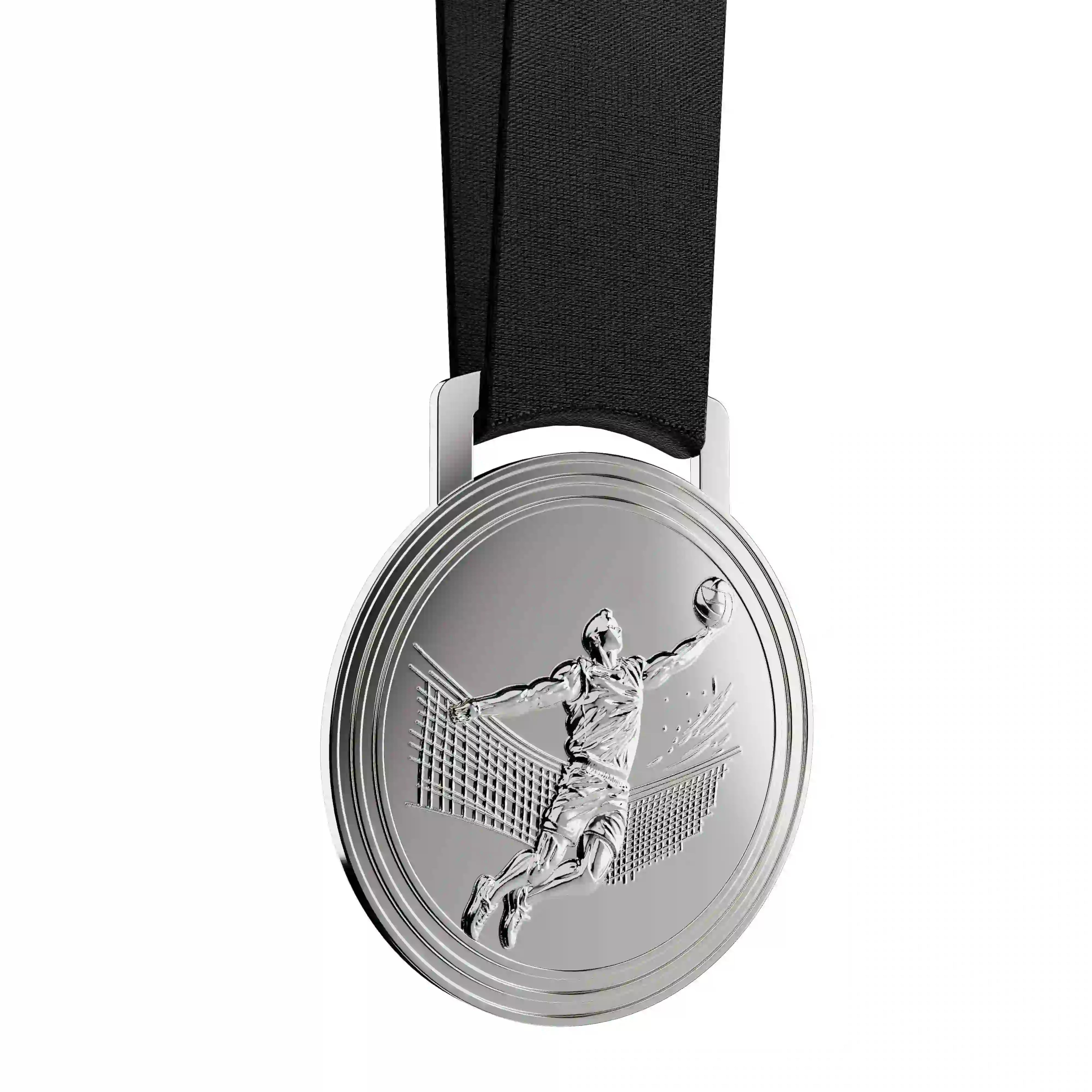 médaille argent d'un joueur de volley