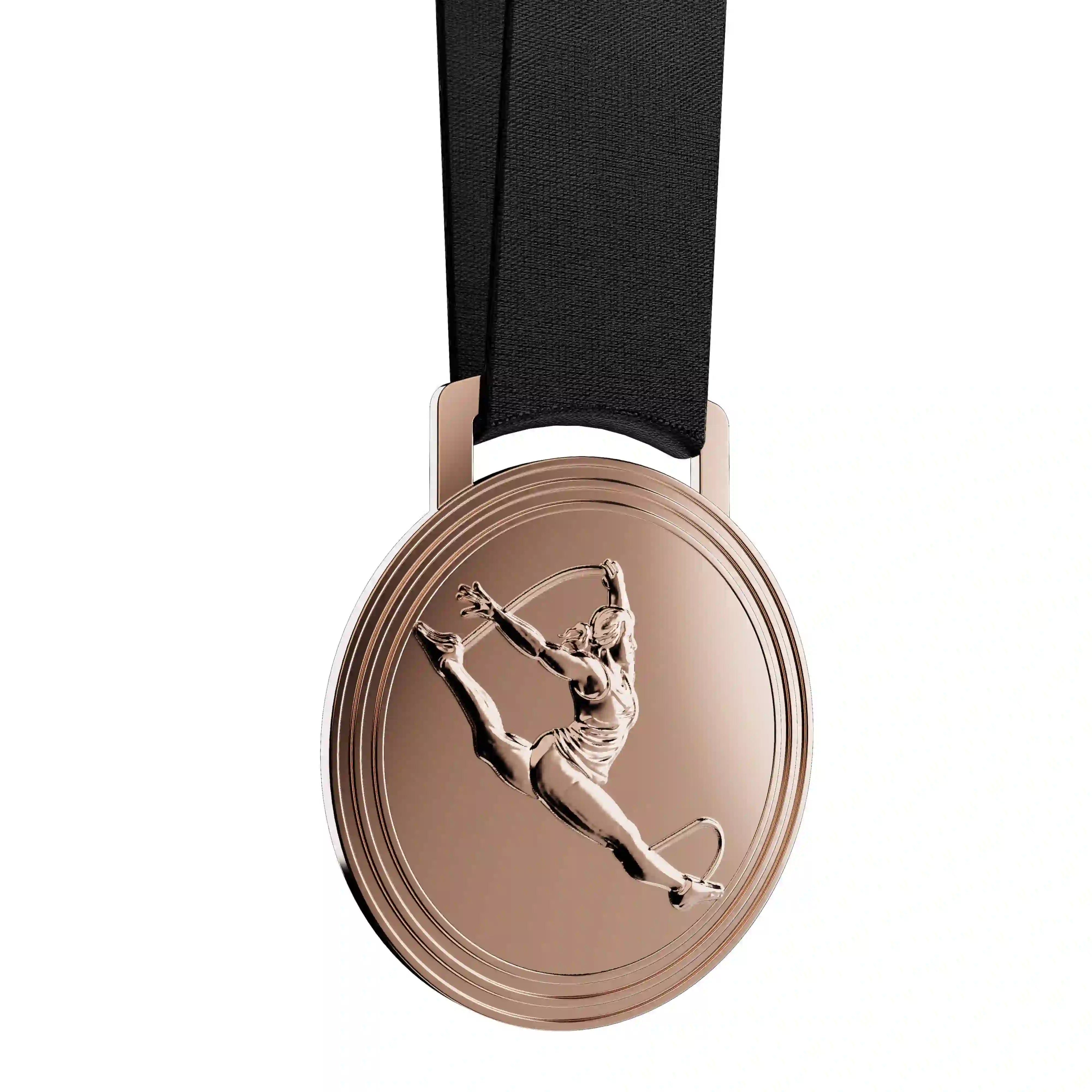 médaille de bronze d'une gymnaste