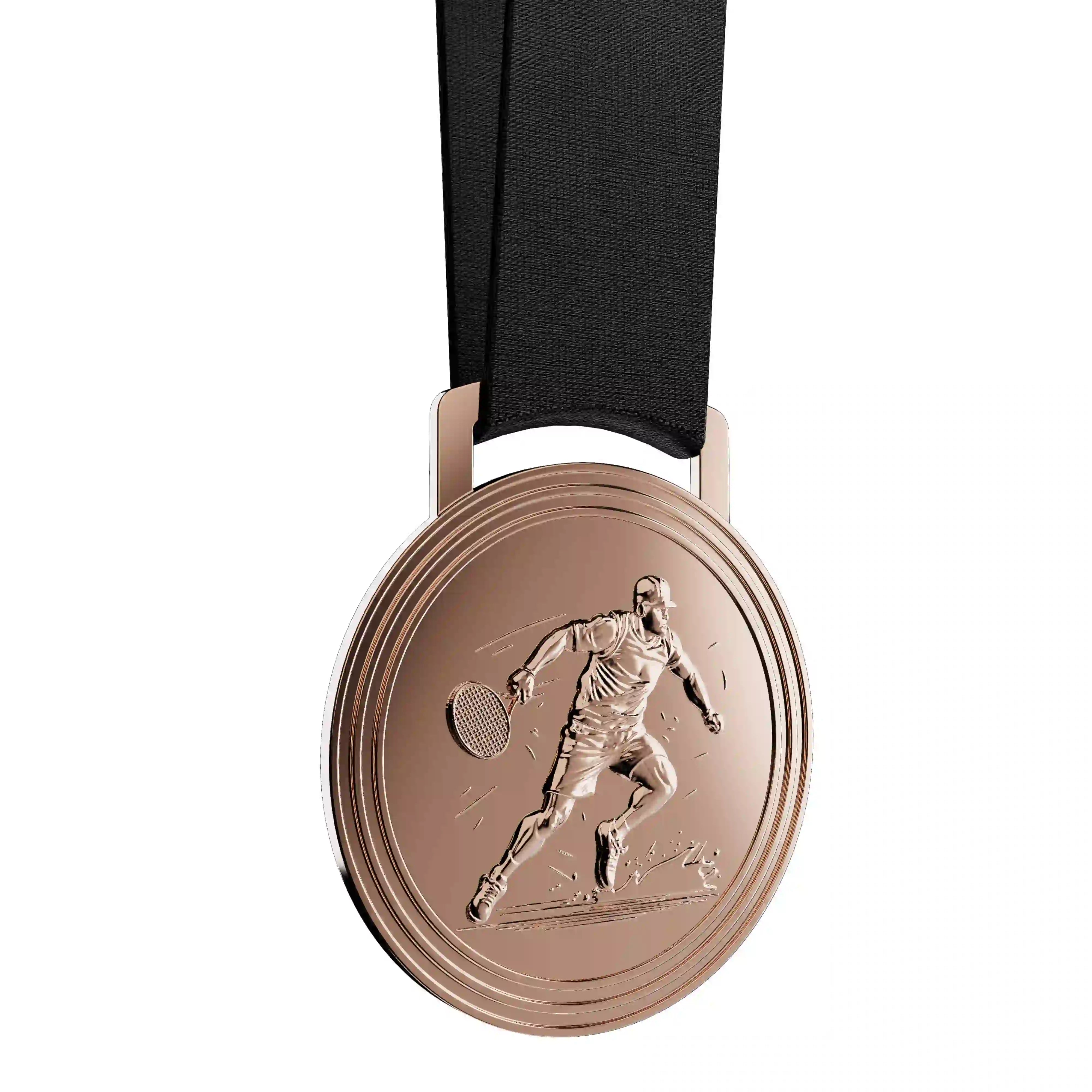 médaille en bronze d'un joueur de tennis