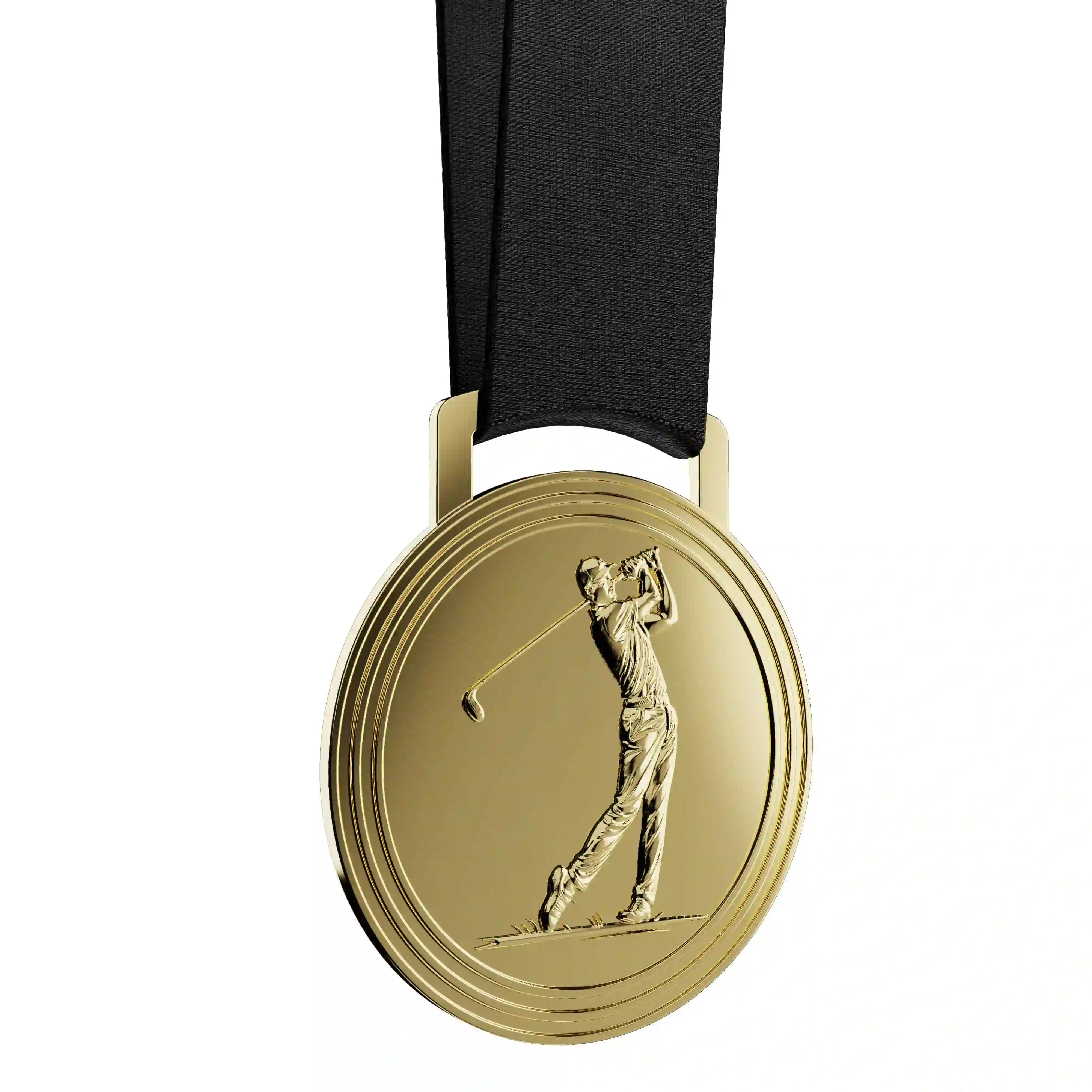 médaille d'or d'un golfeur