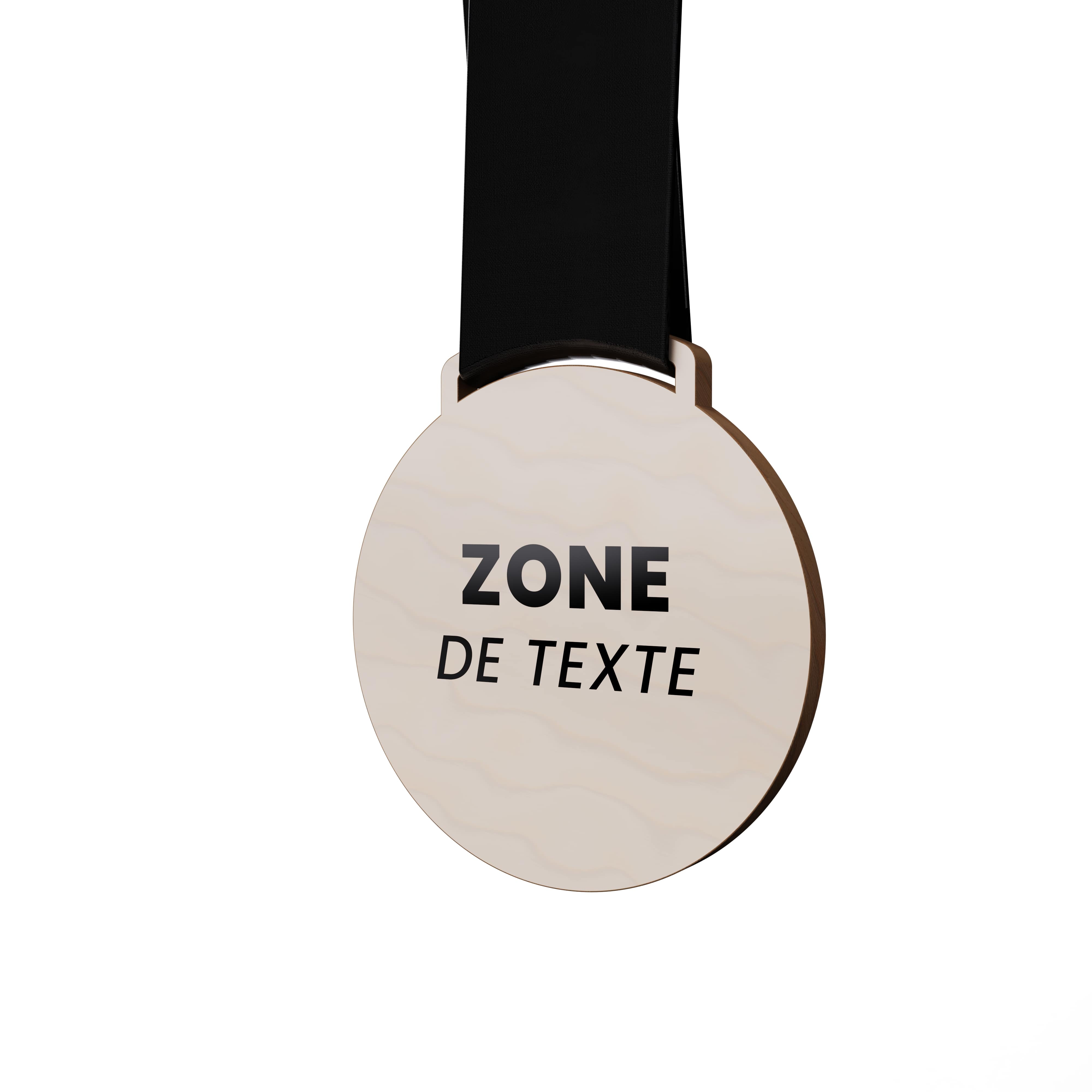 médaille en bois pas cher