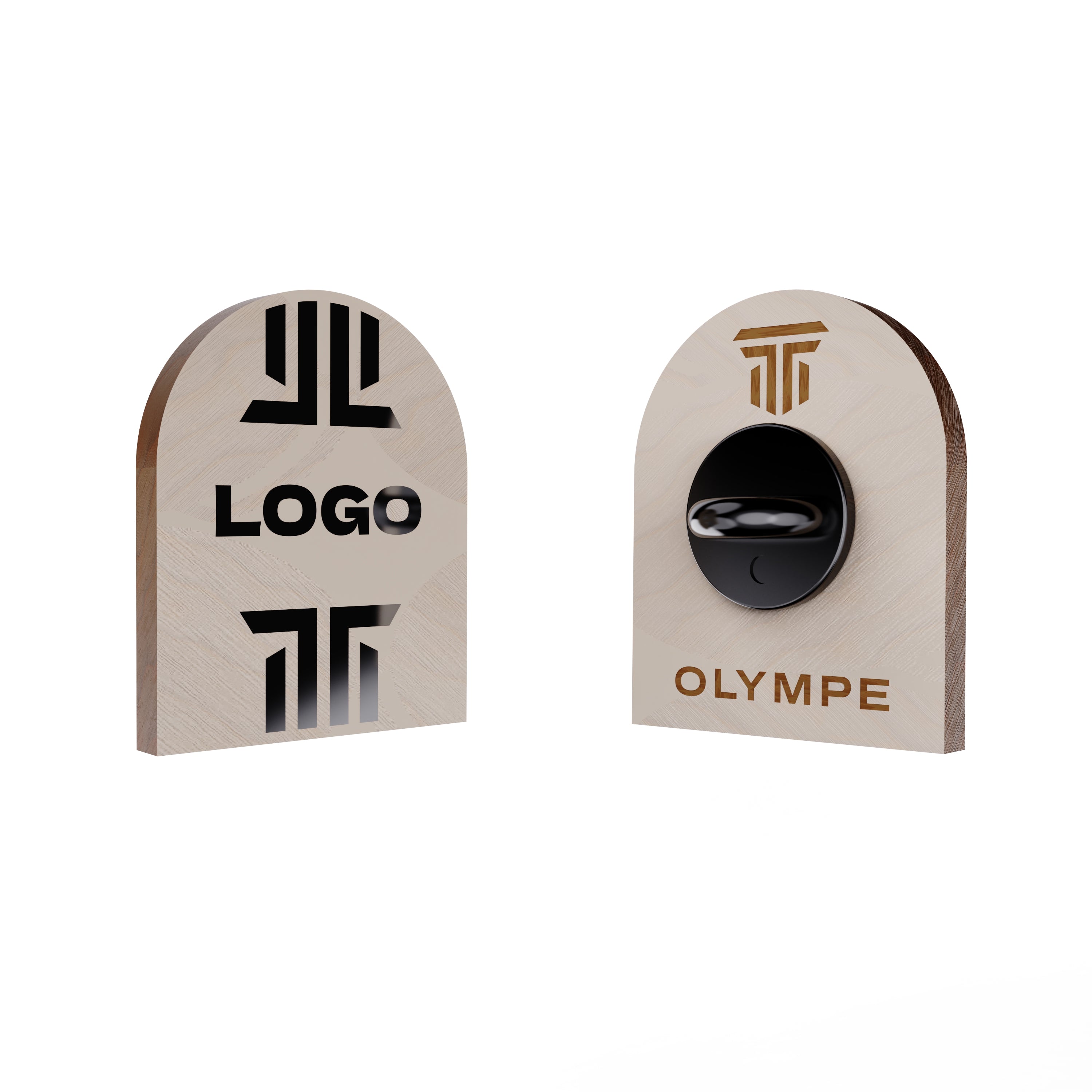 Pins en bois imprimable