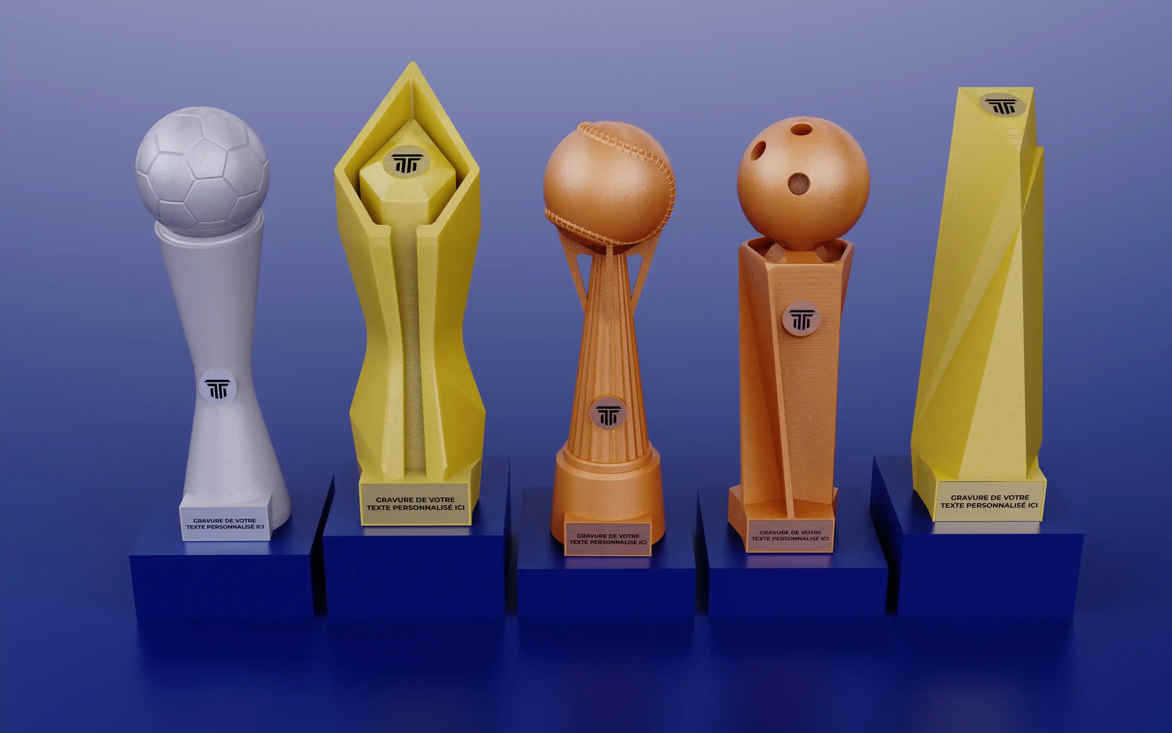 bannière trophées impression 3D