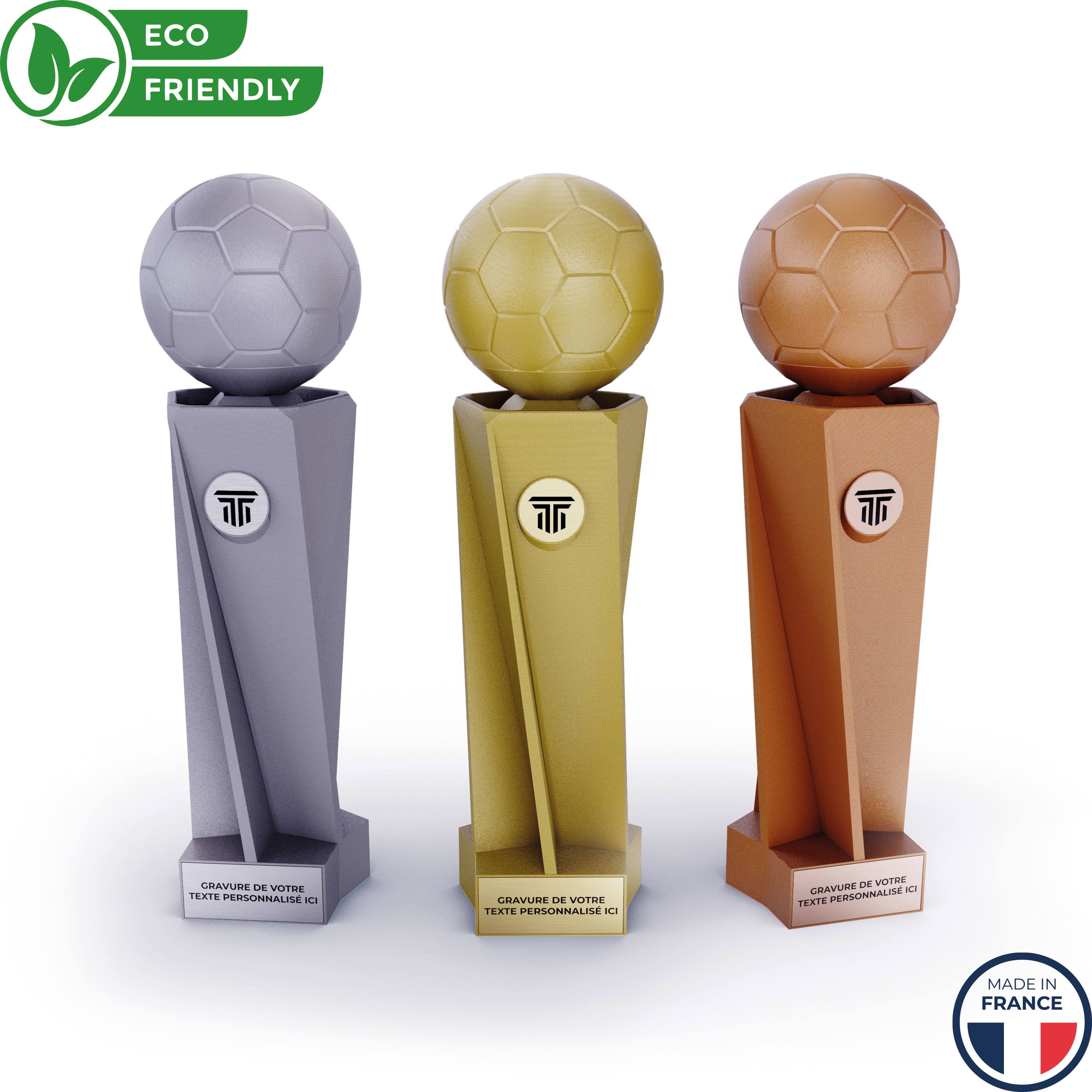 Trophée de football en 3d