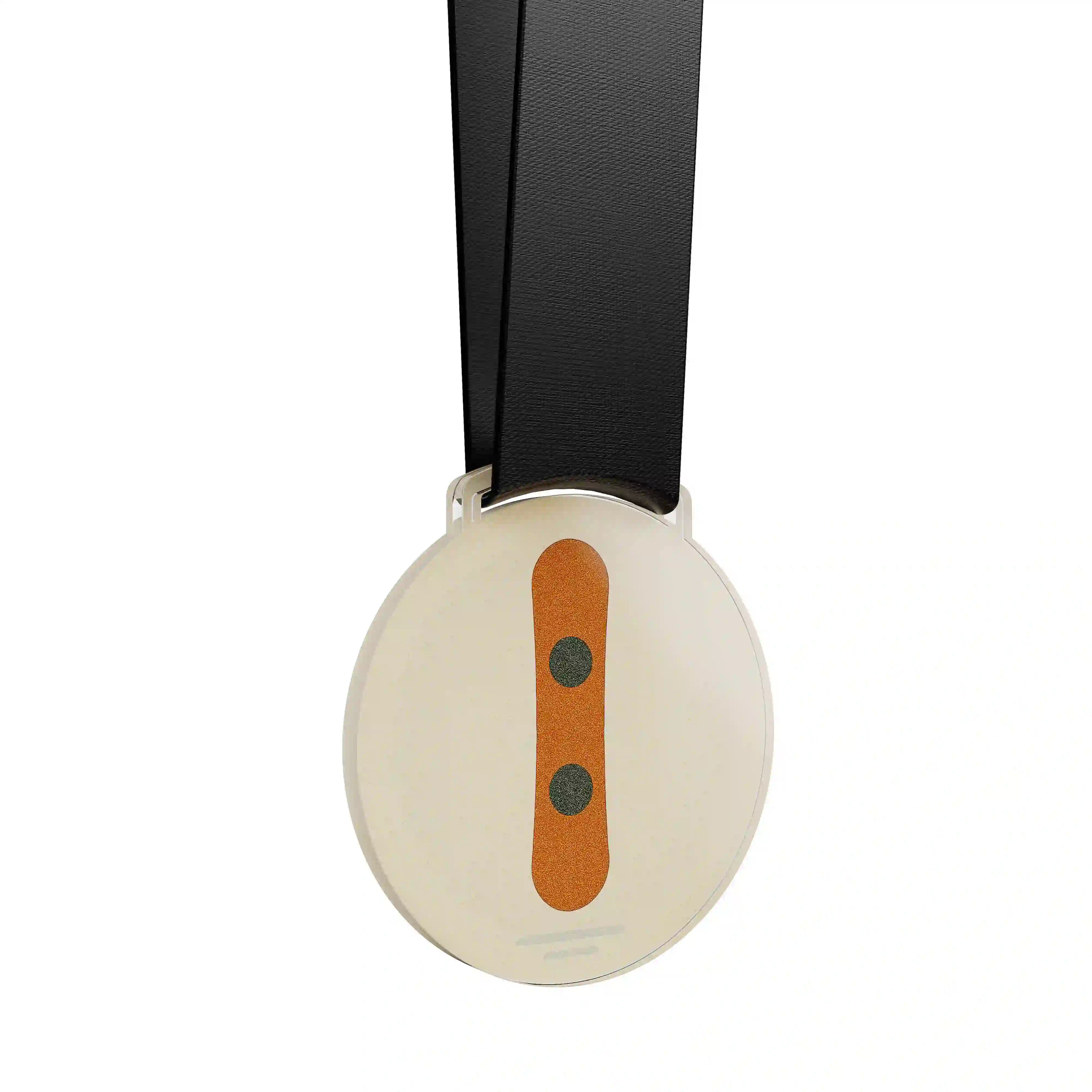 médaille acrylique représentant le snowboard