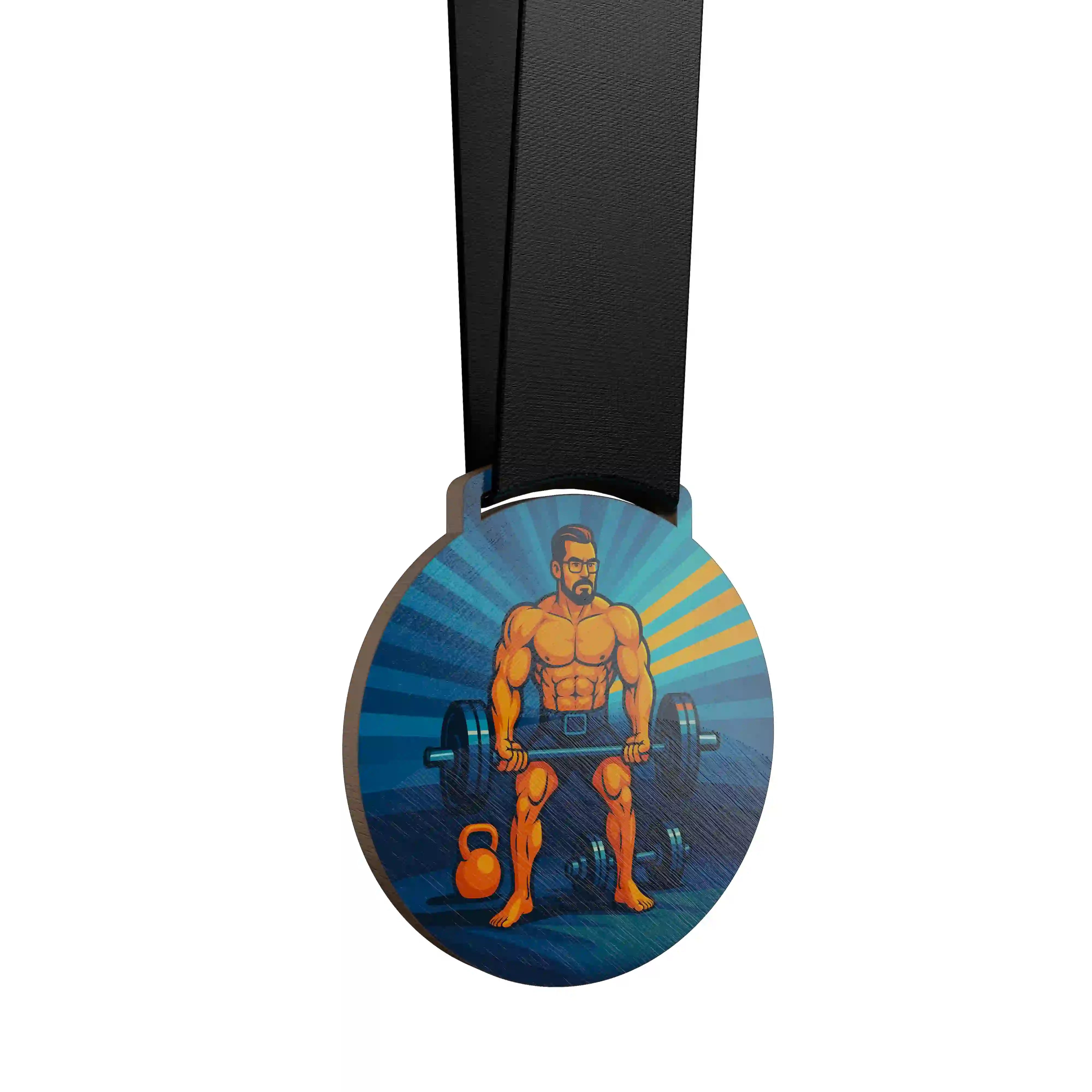 Bodybuildeur qui fais de la musculation