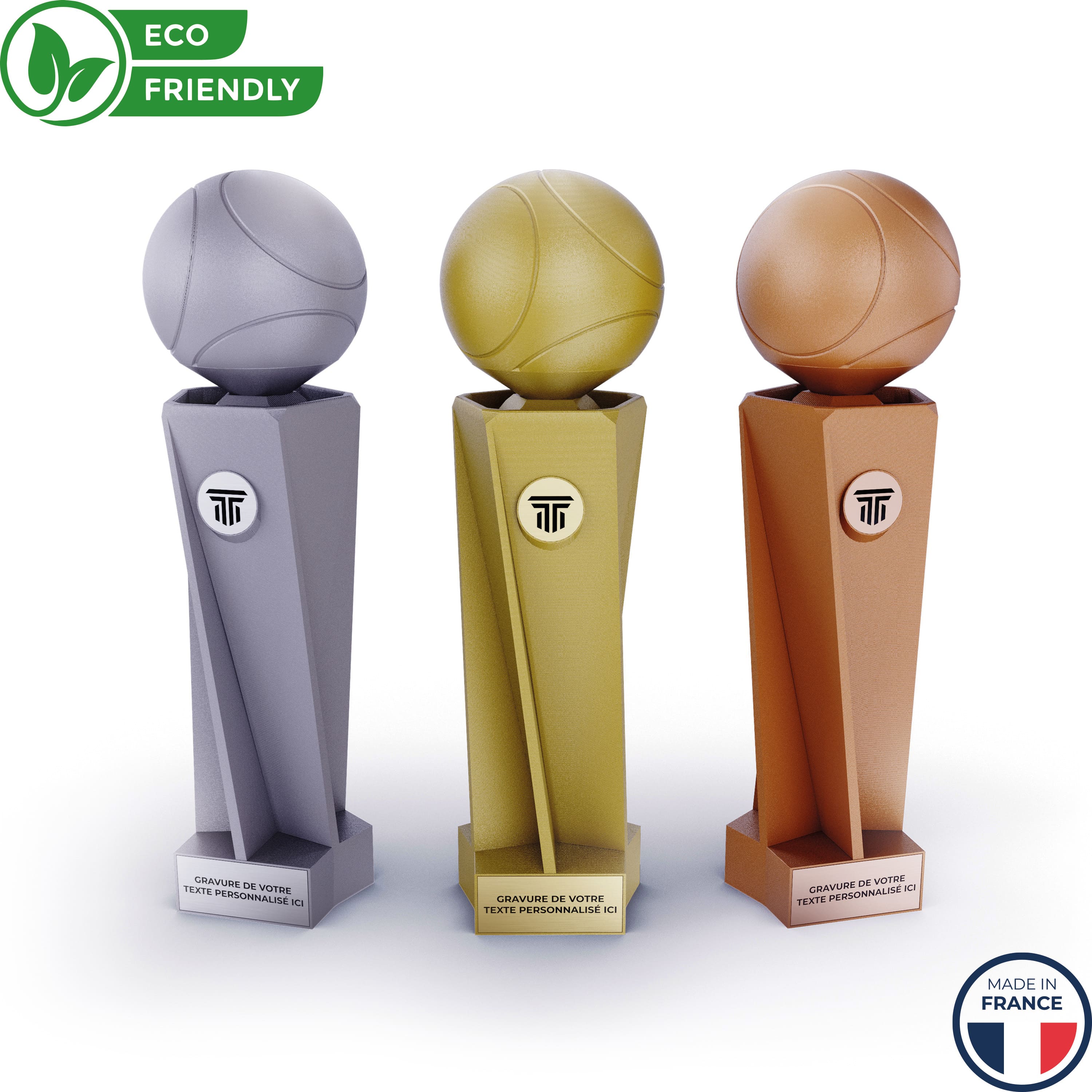 Trophée de pétanque en 3D