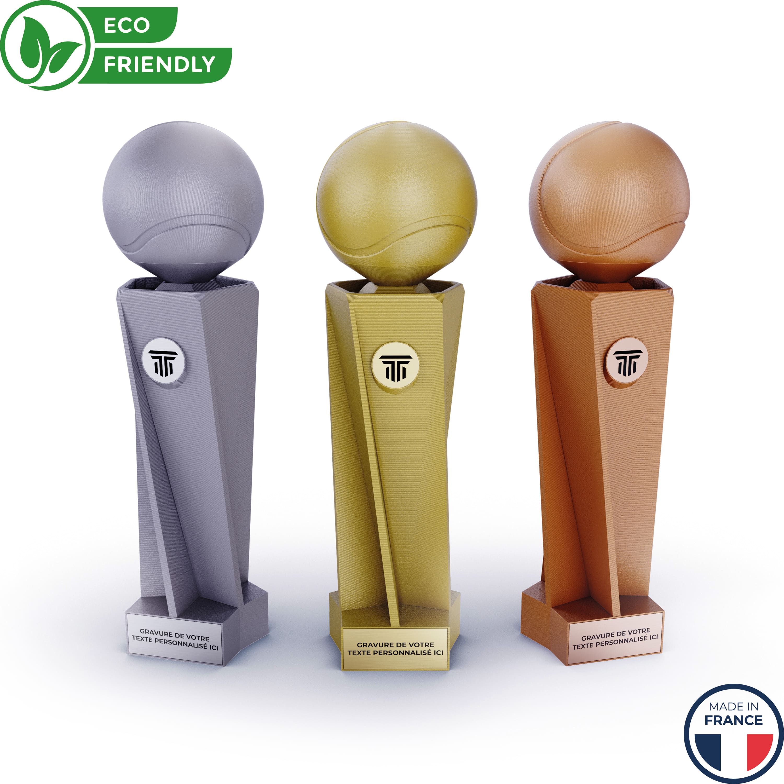 Trophée tournoi de tennis